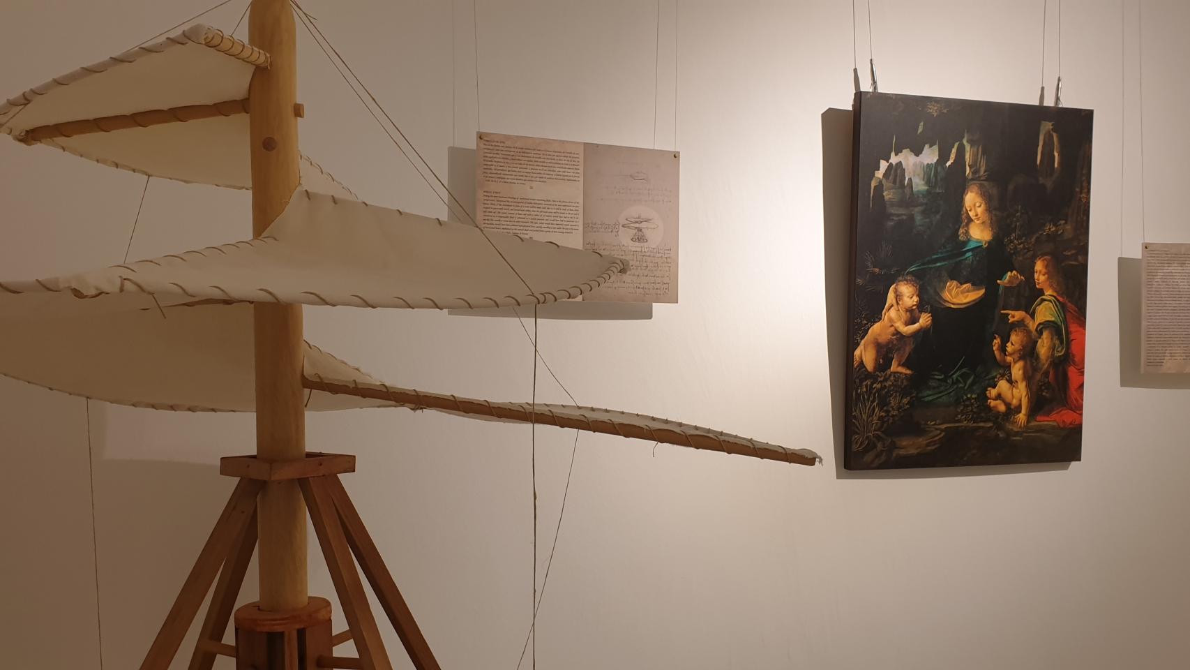 'Las máquinas de Leonardo Da Vinci' ya se pueden ver en el palacio provincial de Alicante.