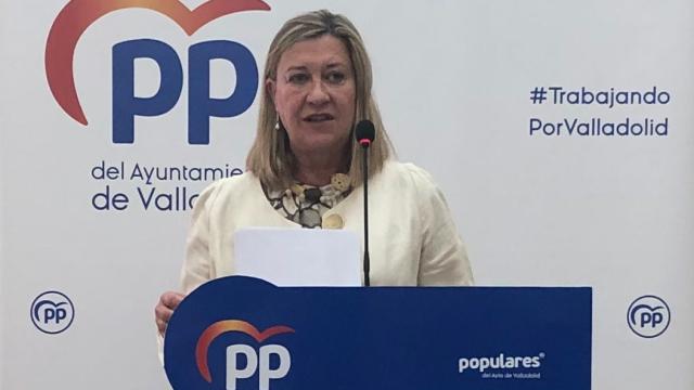 Pilar del Olmo, presidenta del Grupo Municipal Popular en el Ayuntamiento de Valladolid