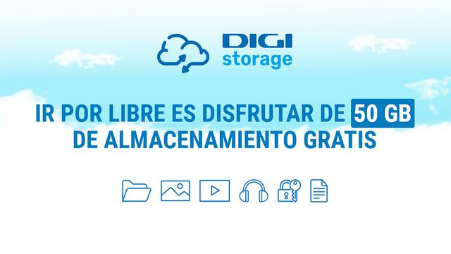 Disfruta de los 50 GB de Digi Storage