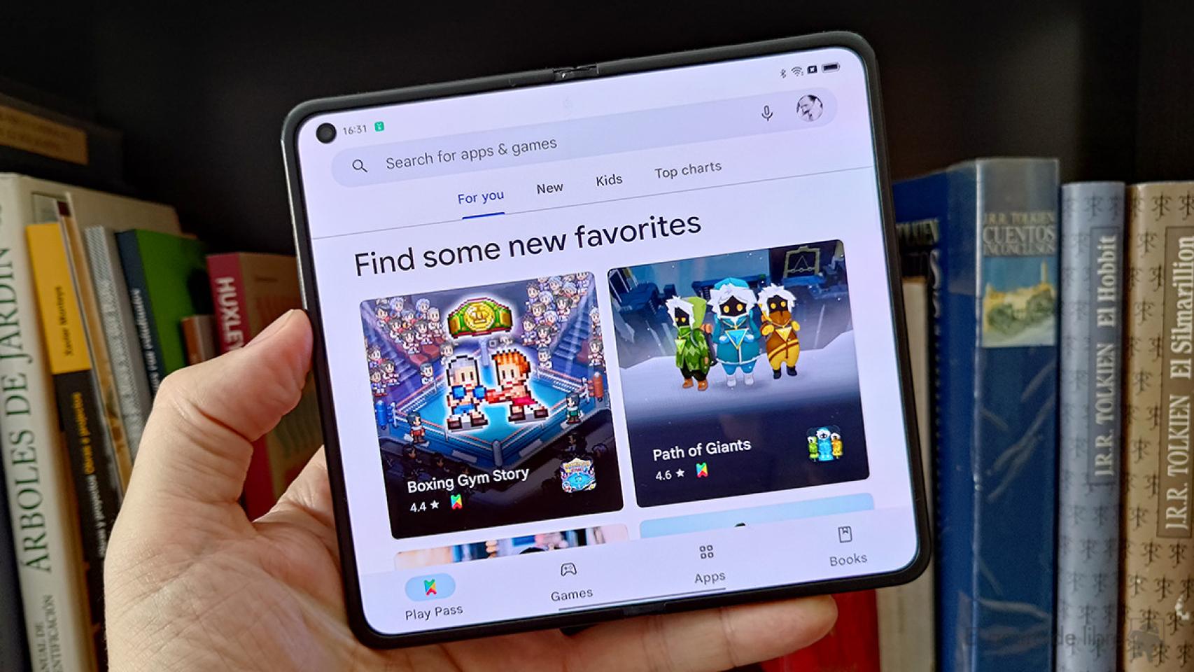 Google Play Store en el OPPO Find N