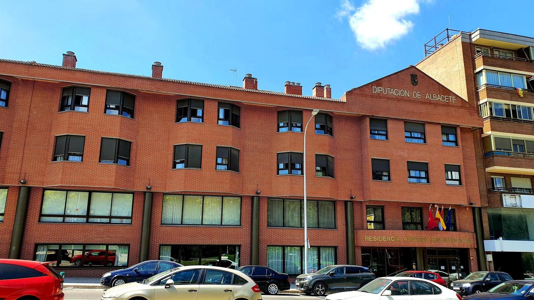 Residencia de Mayores 'San Vicente de Paúl' de Albacete. Foto: Diputación de Albacete.
