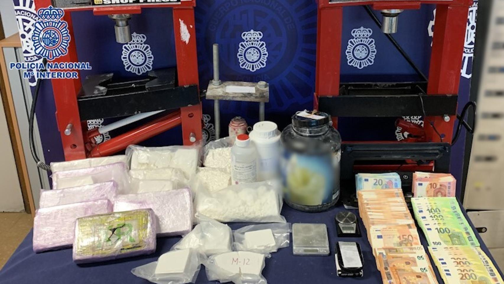 Fotos de la operación facilitadas por la Policía Nacional