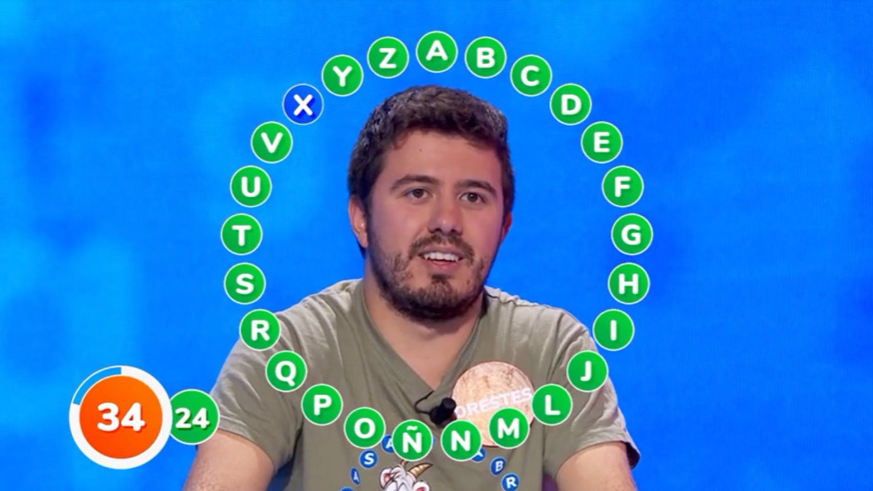 Orestes vuelve a hacer historia en 'Pasapalabra'.