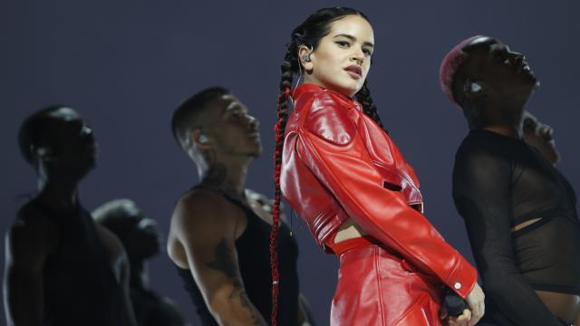 Rosalía en su primera noche en Madrid.