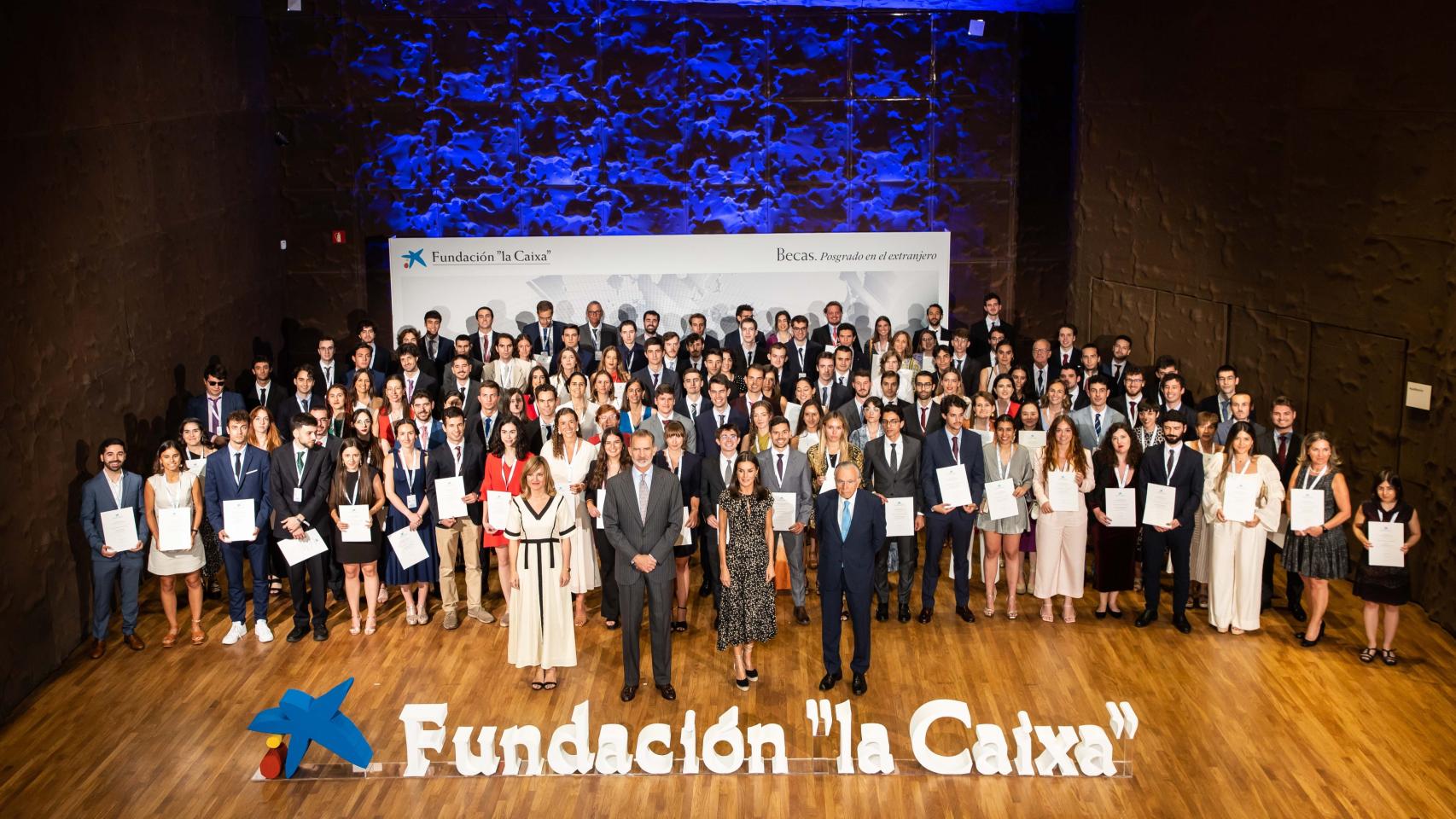 Entrega de las becas de Fundación la Caixa.