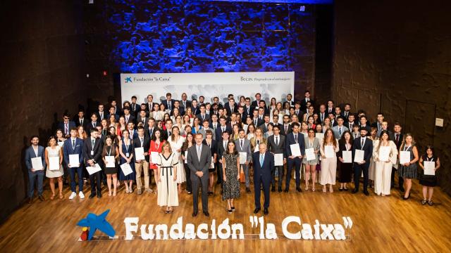 Entrega de las becas de Fundación la Caixa.