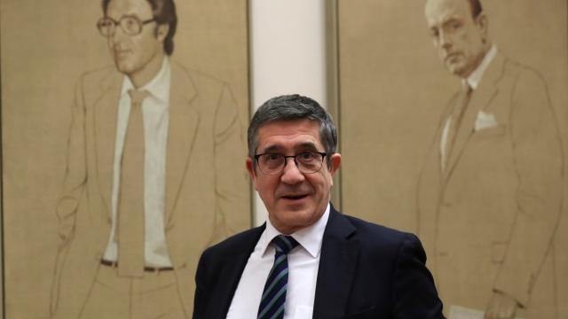 Patxi López, en el Congreso de los Diputados.