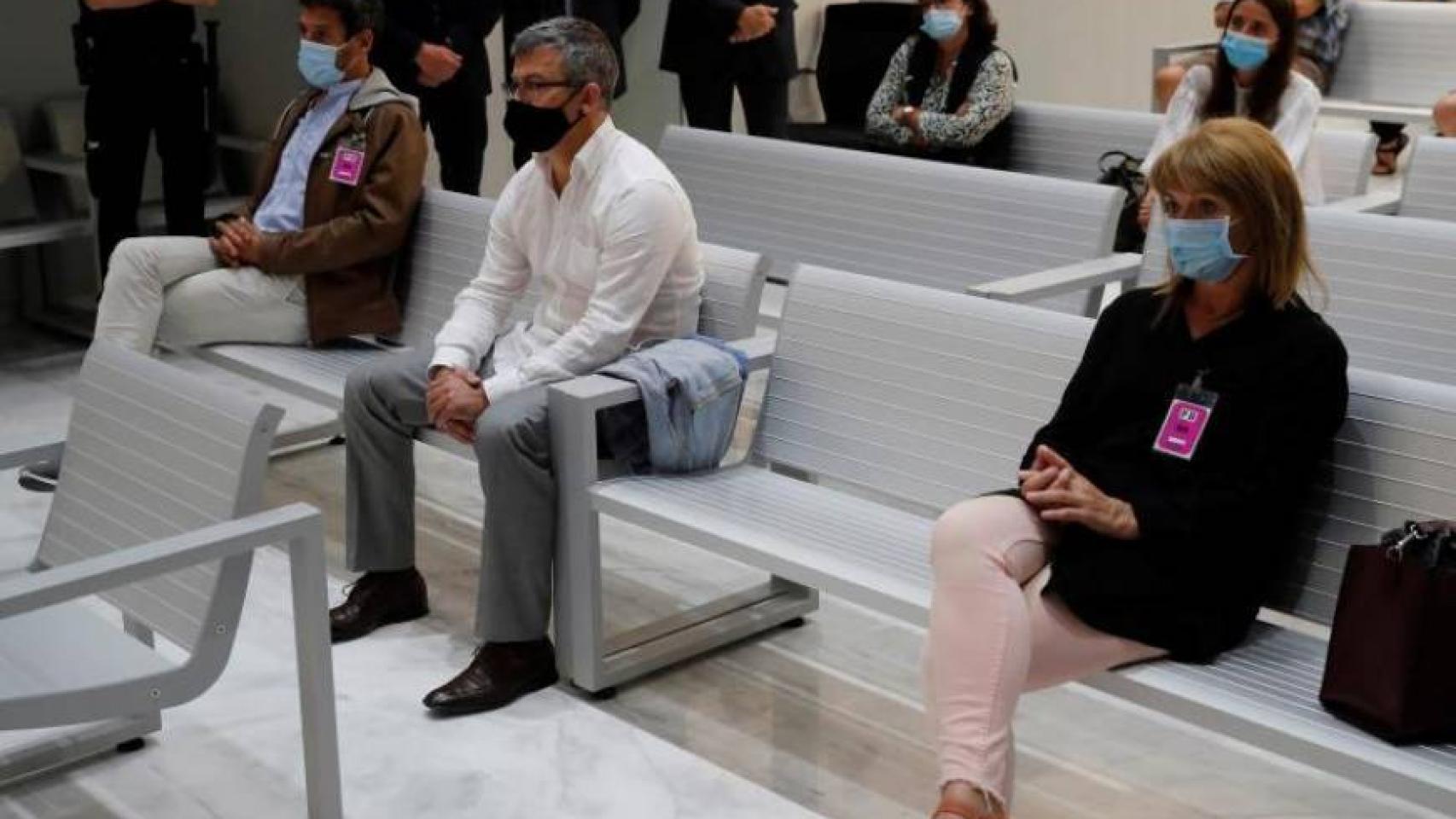 Los etarras Carmen Guisasola, Óscar Abad y Jose Ramón Martínez.