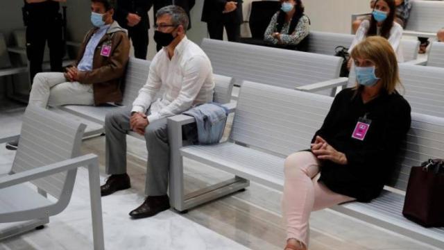 Los etarras Carmen Guisasola, Óscar Abad y Jose Ramón Martínez.