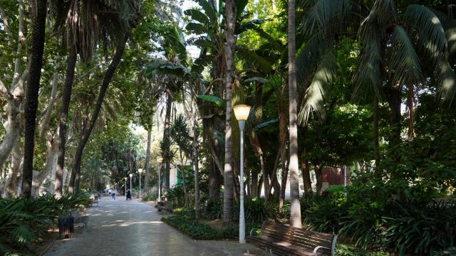 Una imagen reciente del Parque de Málaga.