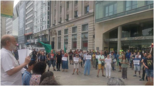 Manifestación en el Obeslico.