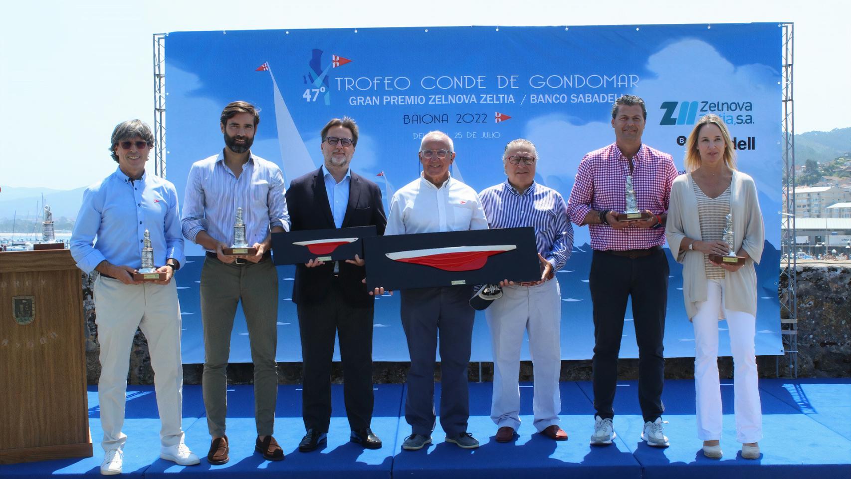 Presentación del Trofeo Conde de Gondomar en Baiona.