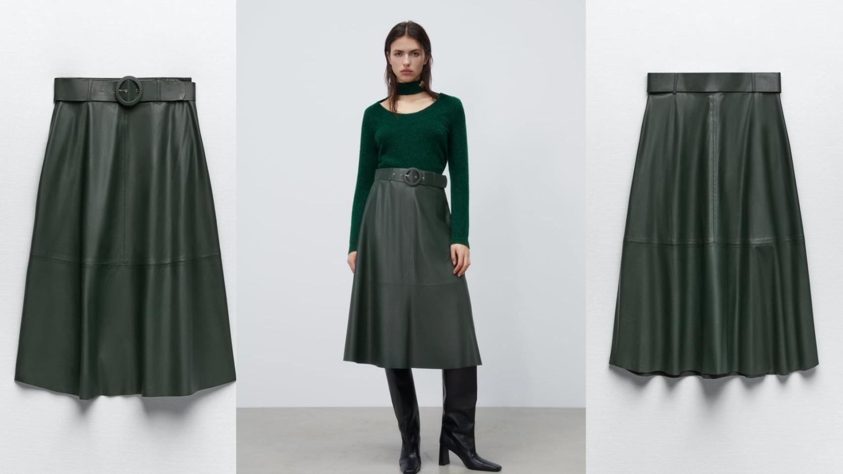Últimas unidades: La falda de las rebajas de Zara que no te quitarás el próximo invierno por 12´95 euros