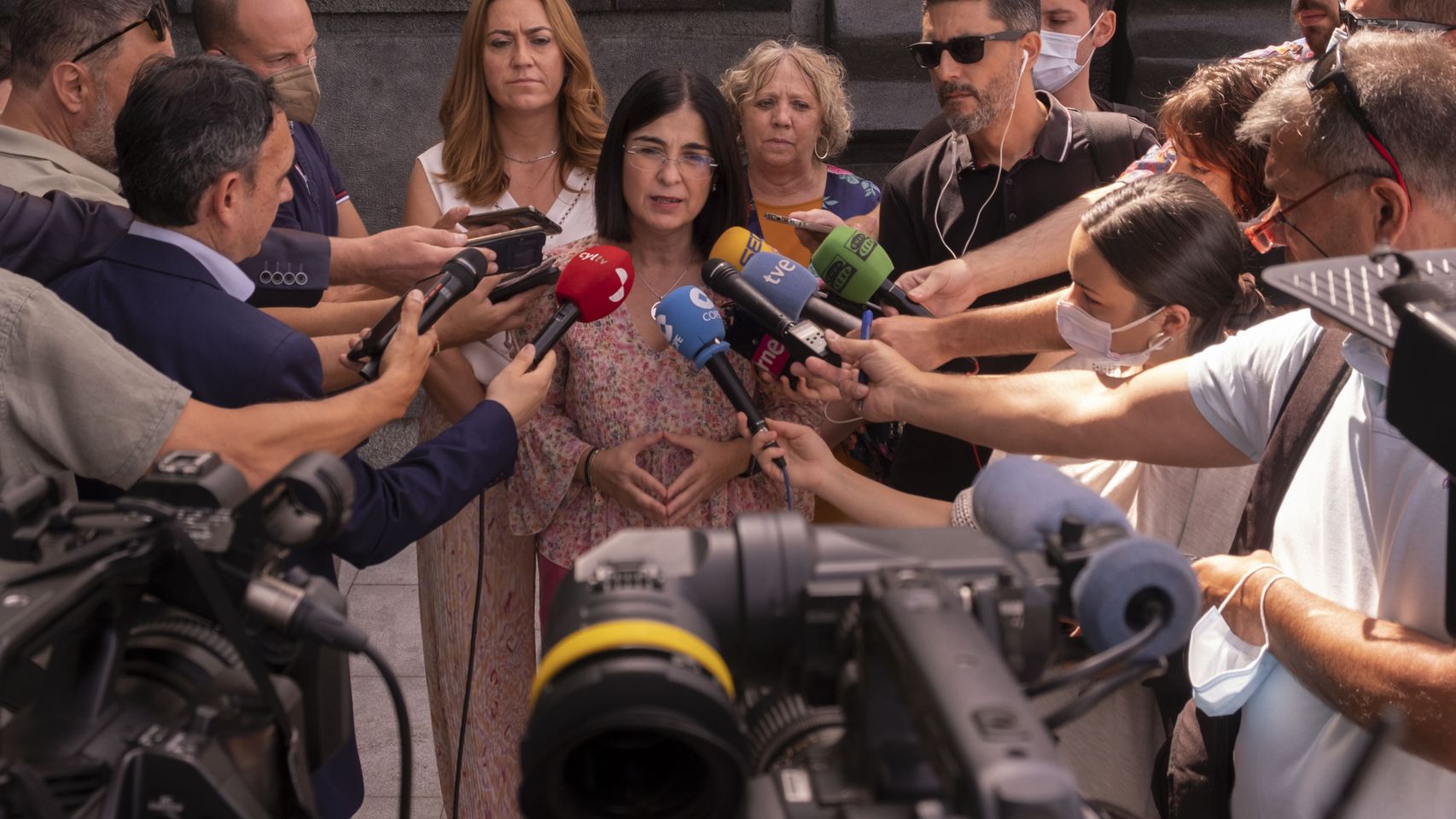 Declaraciones de la ministra Carolina Darias a los medios de comunicación
