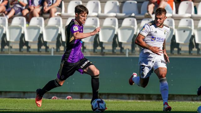 Imagen del partido entre el Real Valladolid y el Burgos CF