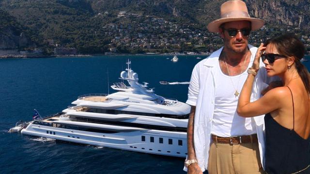 David y Victoria Beckham en un montaje de JALEOS.