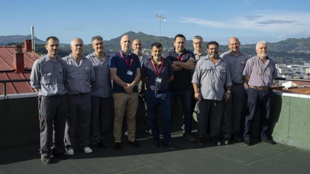 Equipo de ingeniería y mantenimiento de Ribera Povisa.