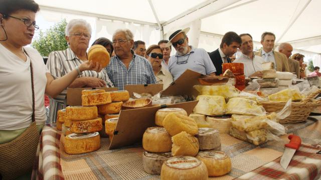 Feria del Queso en Frómista en una edición anterior