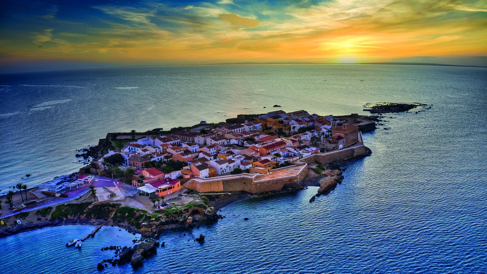 Panorámica de la isla de Tabarca, en una imagen de archivo.