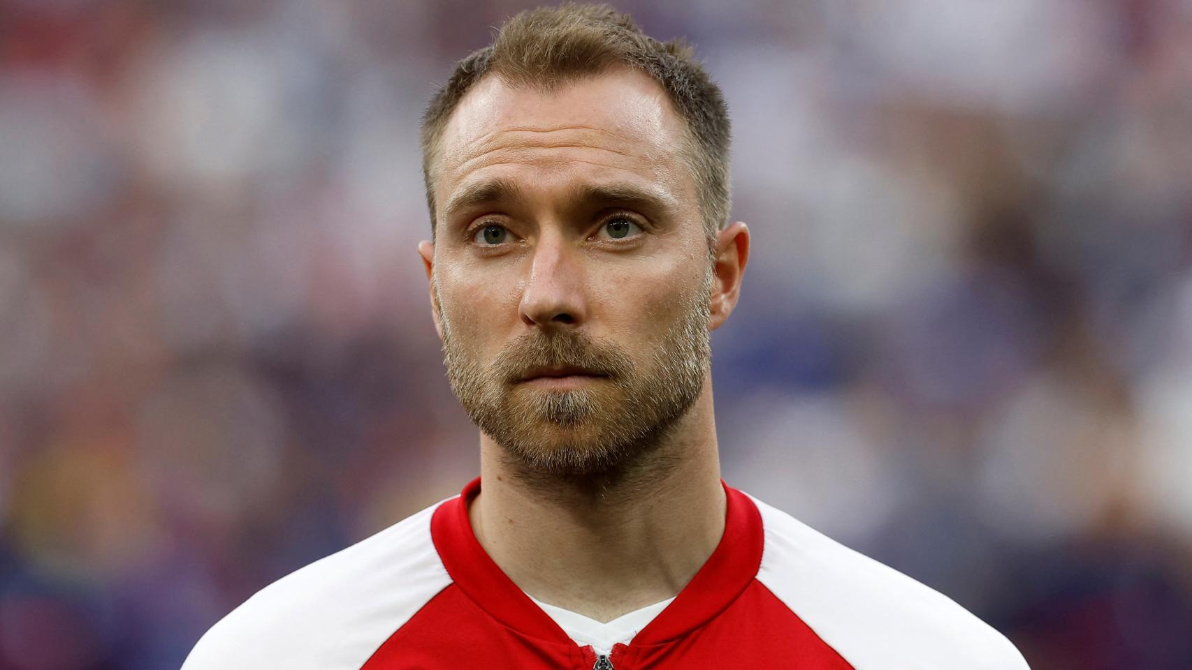 Christian Eriksen, con la selección de Dinamarca