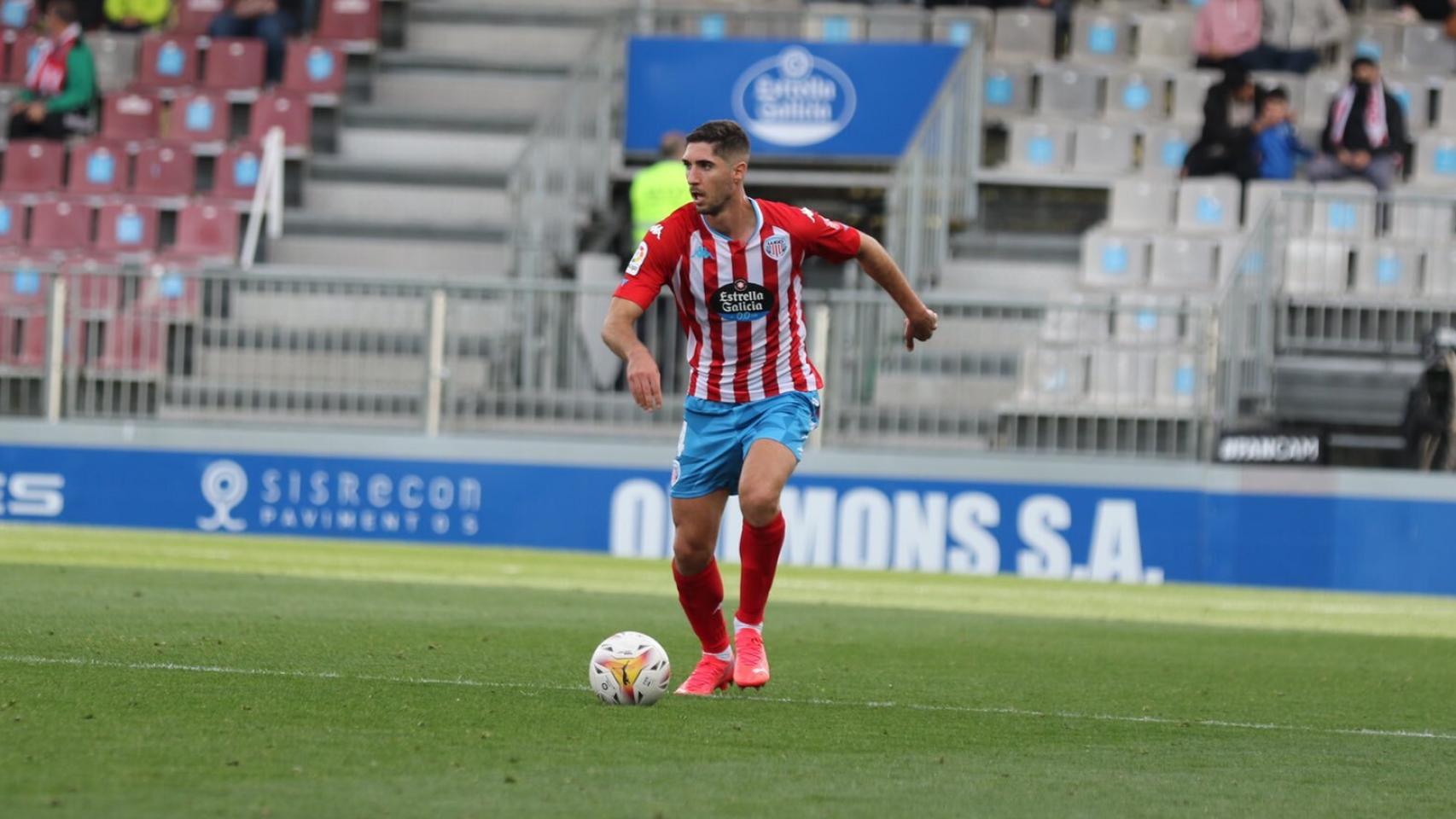 Juan Antonio Ros con el Lugo. Foto: Twitter @JA_Ros22.