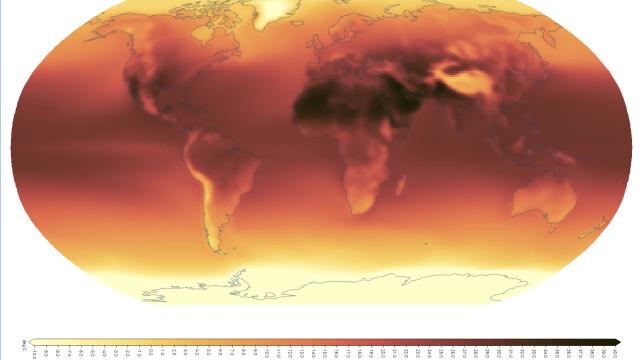 Predicciones para este siglo de aumento de la temperatura media global (+1,5ºC) de junio a agosto.