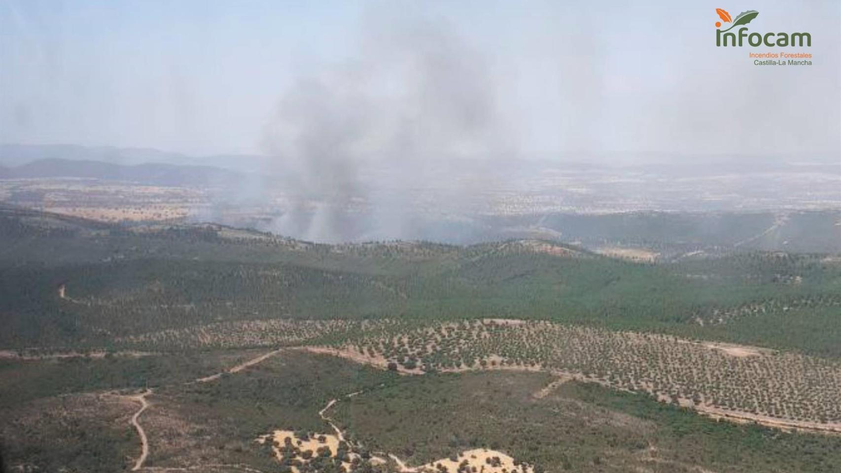 Incendio de Malagón (Ciudad Real)