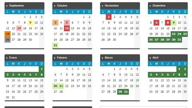 Calendario del curso escolar 2022-2023 en Castilla y León