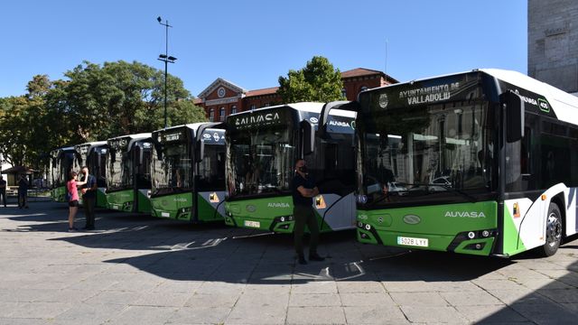 Nuevos autobuses de Auvasa