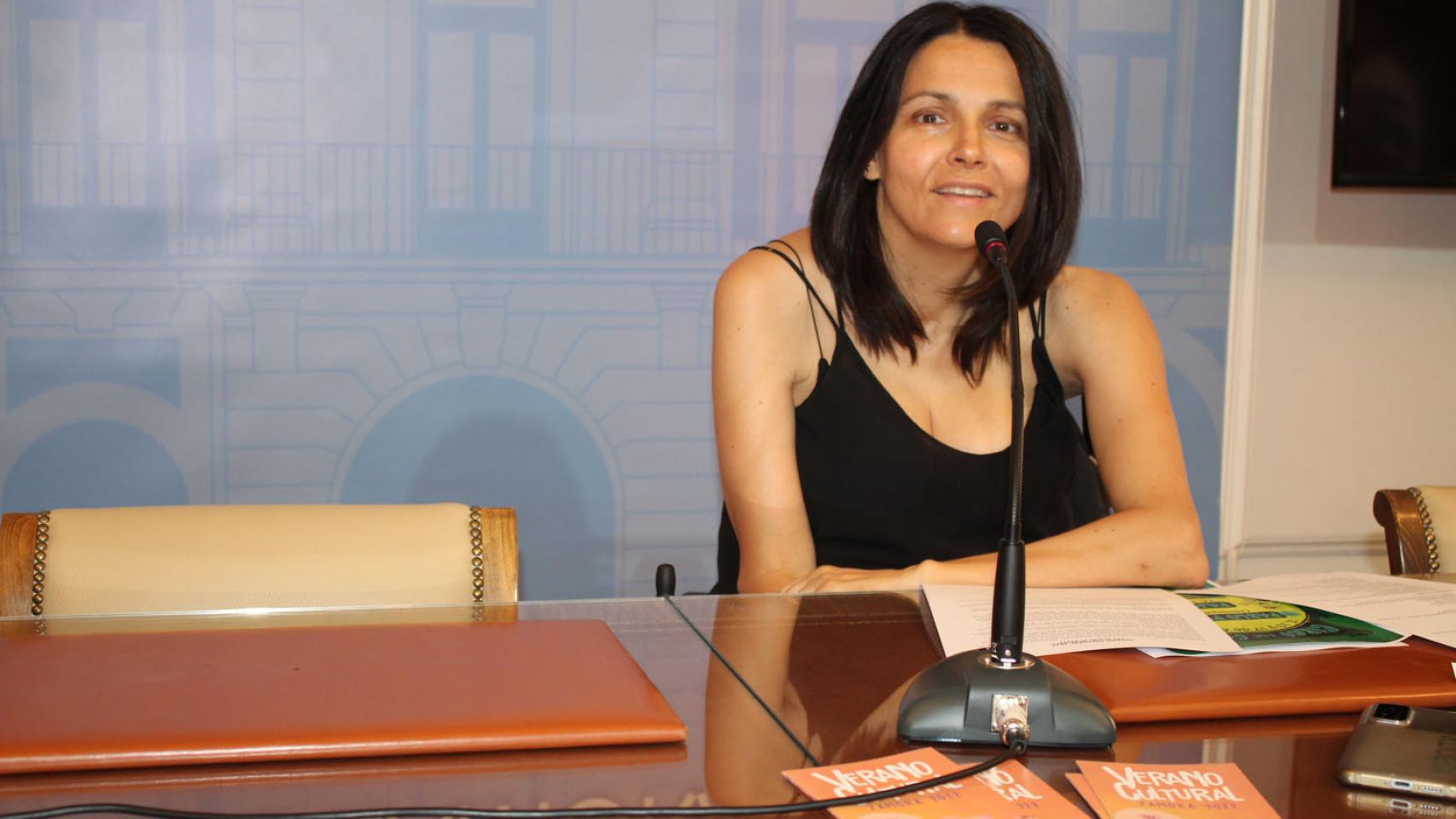 La concejala de Cultura de Zamora, María Eugenia Cabezas