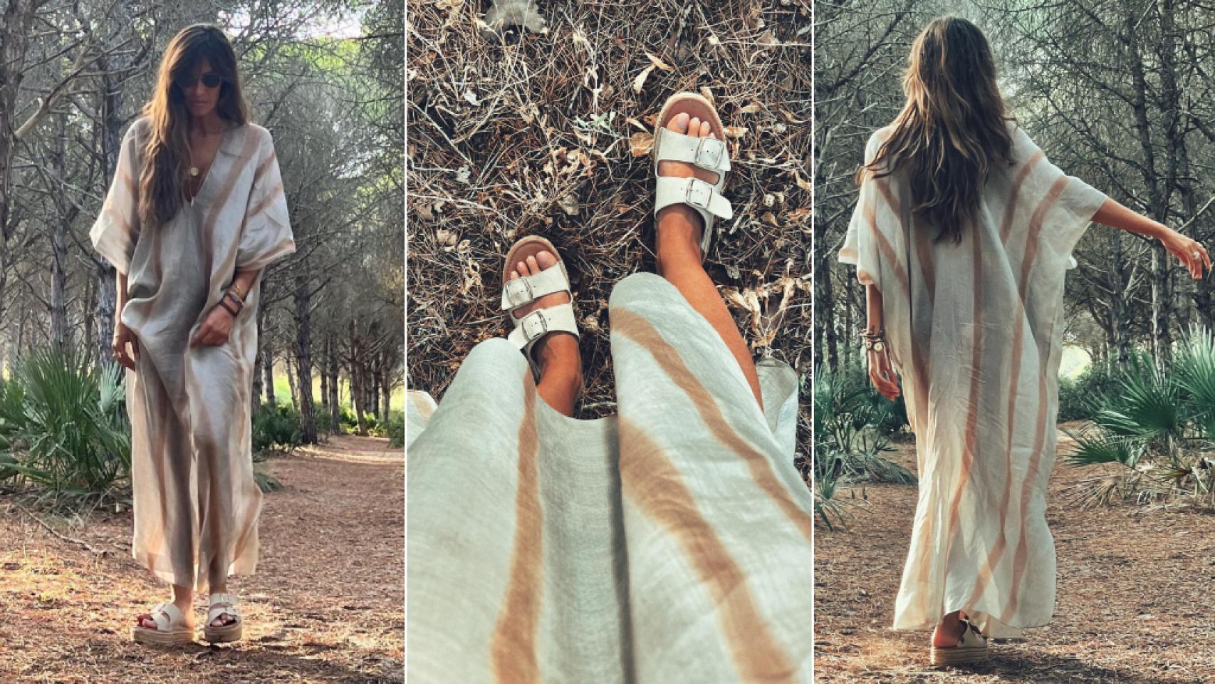 Sara Carbonero en varias imágenes compartidas en su perfil de Instagram.