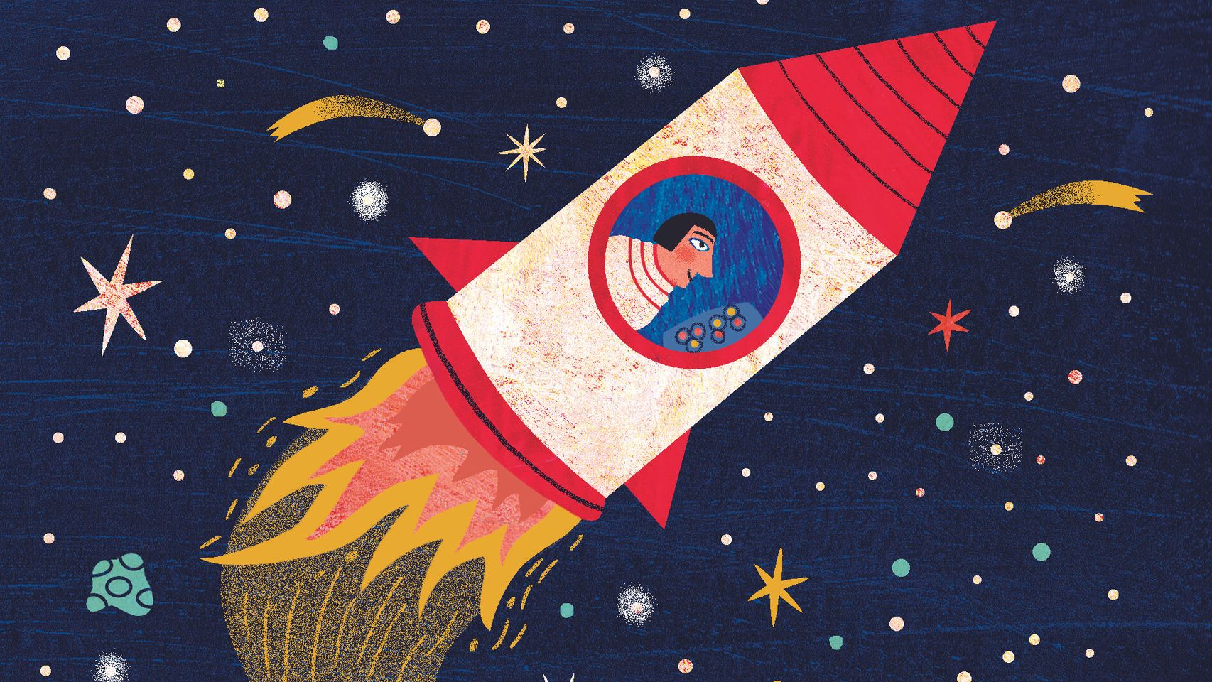 Detalle de una ilustración de 'La noche en el bolsillo' (Kalandraka), de Pedro Mañas y Mariana R. Johnson