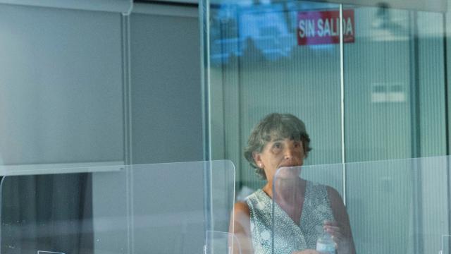 La etarra 'Anboto', durante uno de sus juicios.