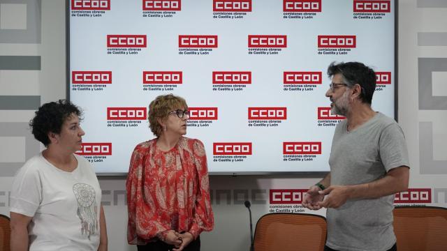 De izda a dcha: Lourdes Herredo, Ana Fernández de los Muros y Gonzalo Díez Piñeles