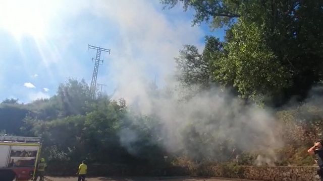 Incendio en la calle Cordel de Merinas de Béjar