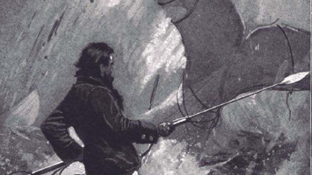 Ilustración de I. W. Taber para una edición de 'Moby Dick', de Herman Melville (1902)