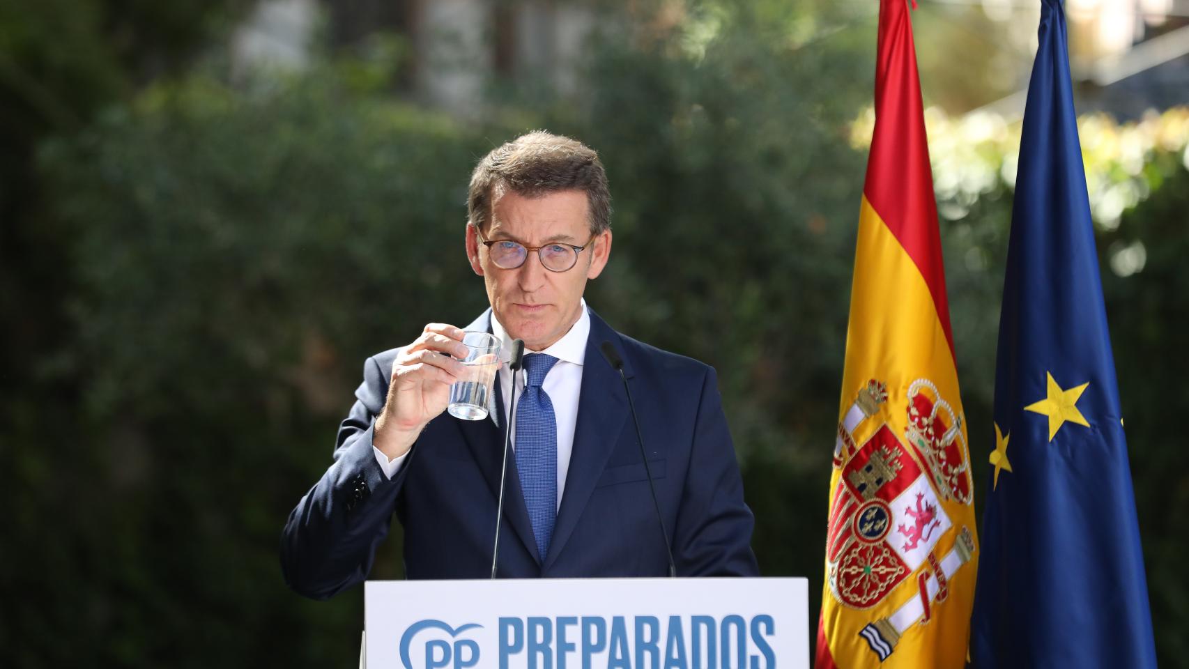 Alberto Núñez Feijóo, este jueves.