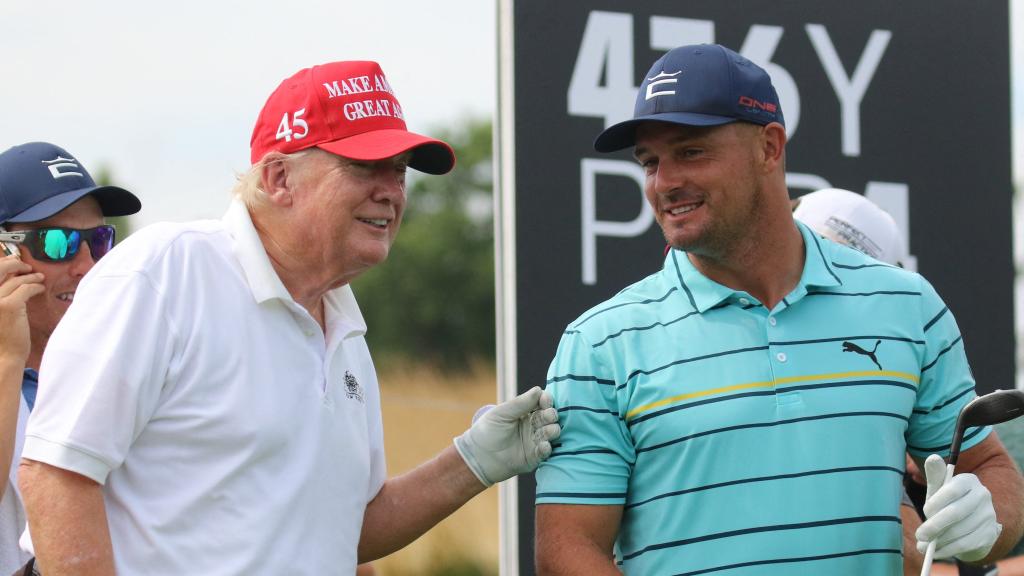 Donald Trump y  Bryson DeChambeau