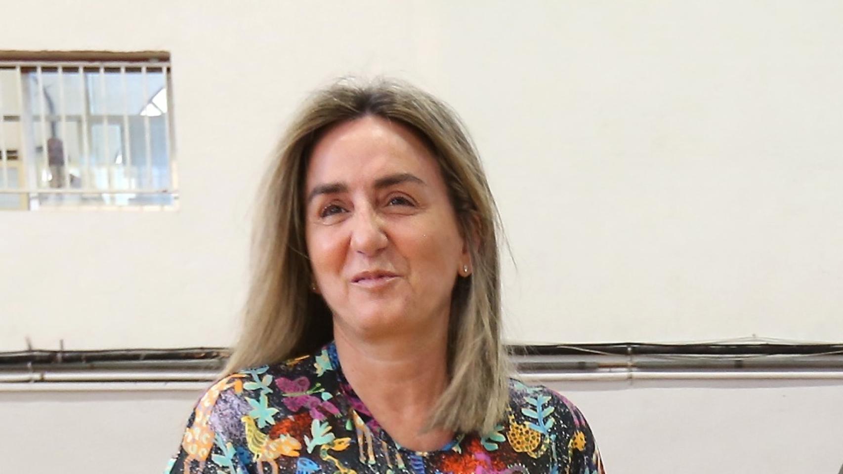 Milagros Tolón, este viernes en el barrio del Polígono de Toledo.