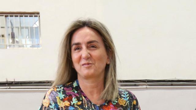 Milagros Tolón, este viernes en el barrio del Polígono de Toledo.