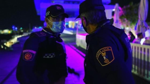 Agentes de la Policía Local de València.