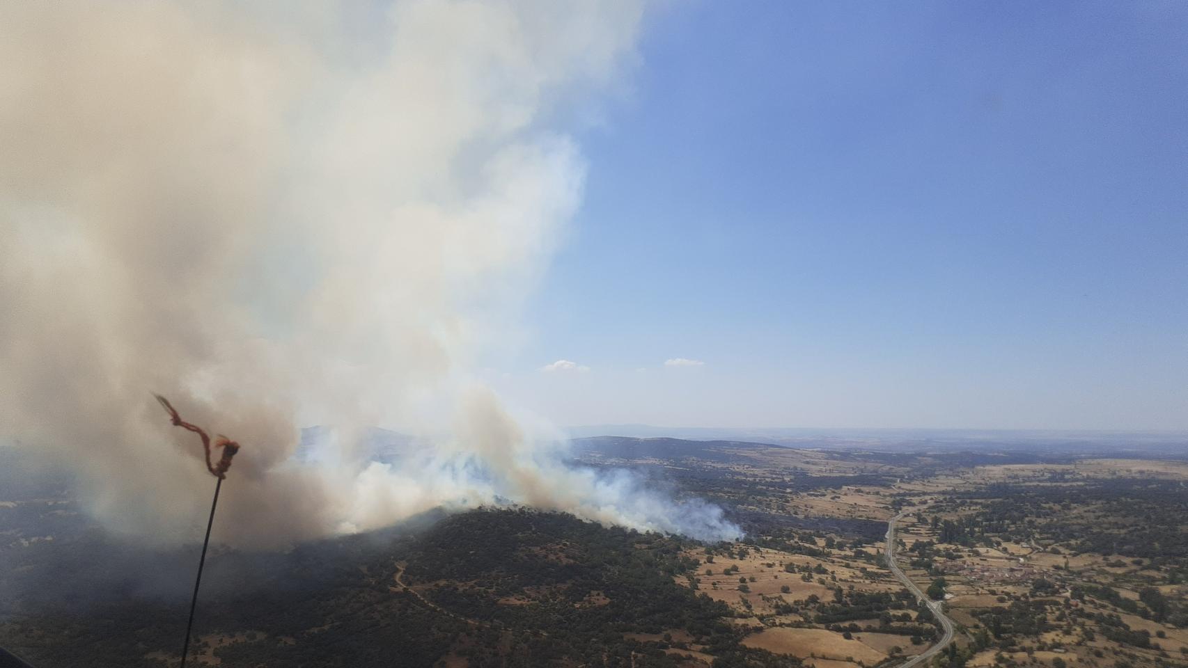 Incendio de Collado del Mirón (Ávila)