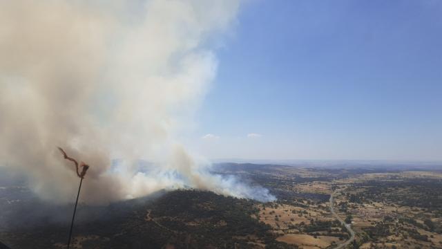 Incendio de Collado del Mirón (Ávila)