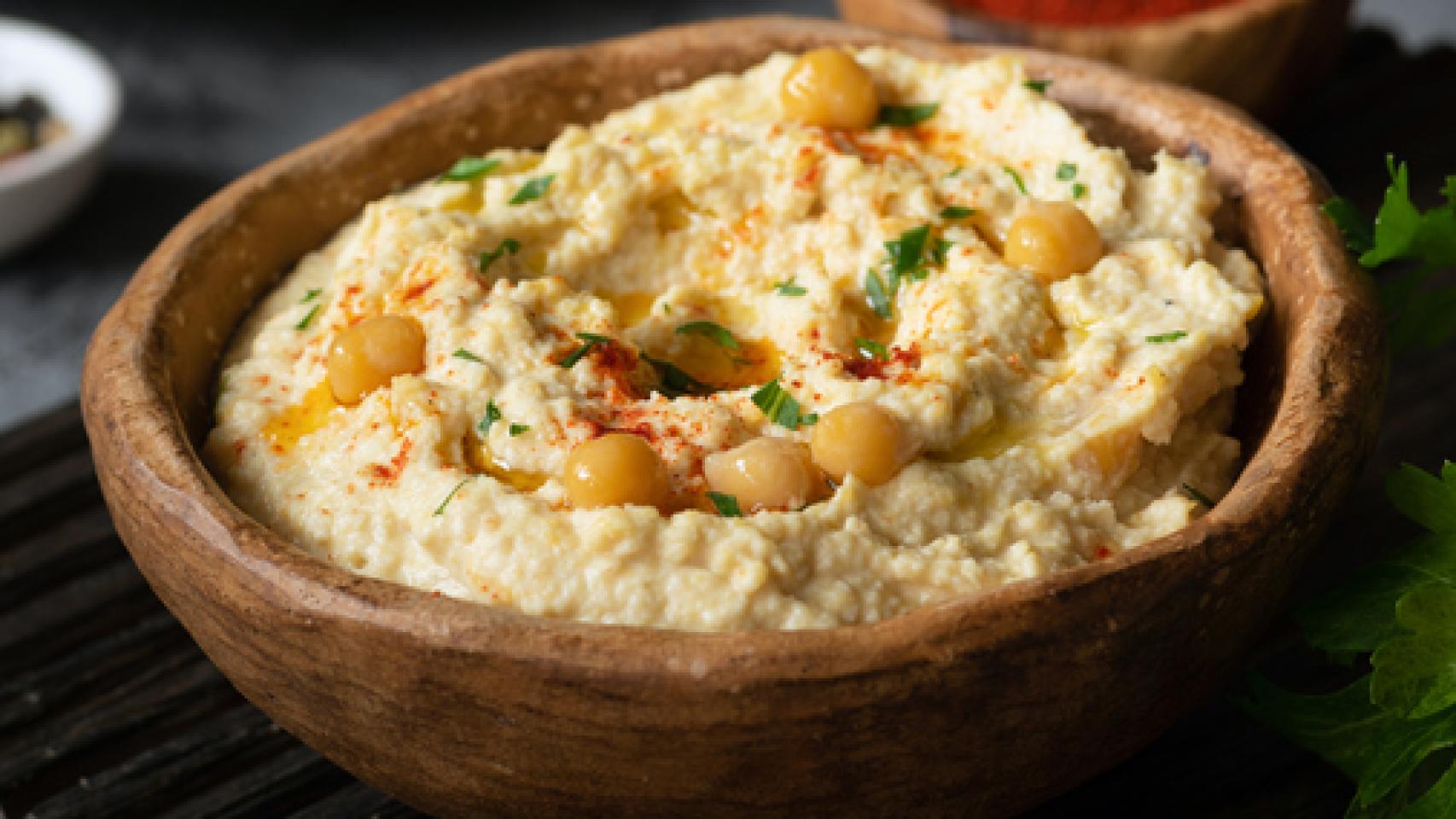 Receta de hummus paso a paso.