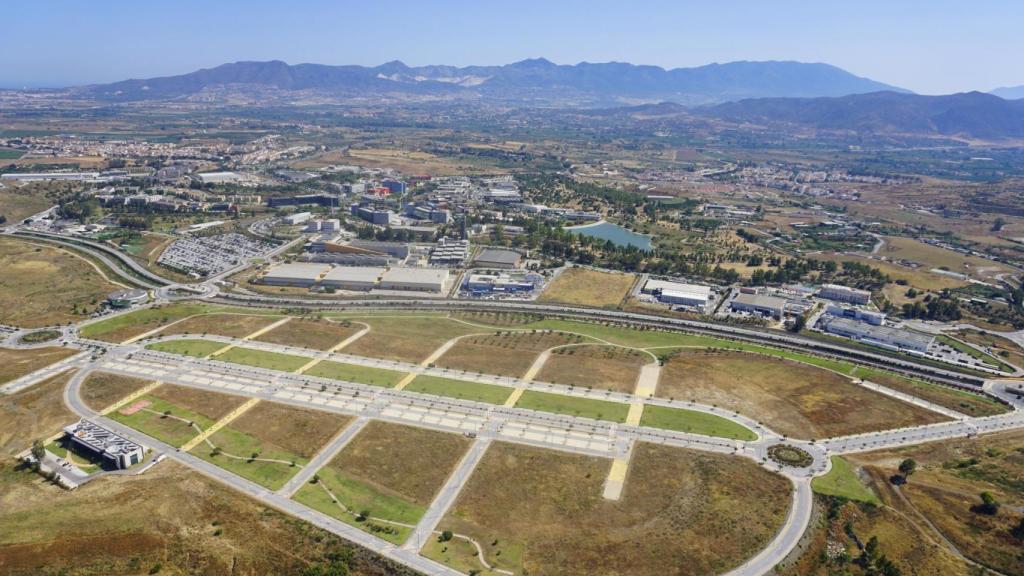 Vista de la zona de ampliación del Parque Tecnológico de Andalucía en Málaga.