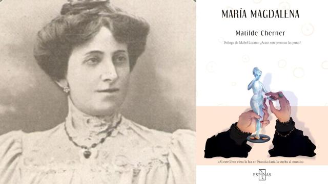 La escritora Matilde Cherner y su libro 'María Magdalena'.