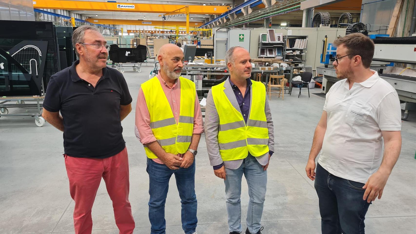 Visita de David Regades a Pontevedresa Group.