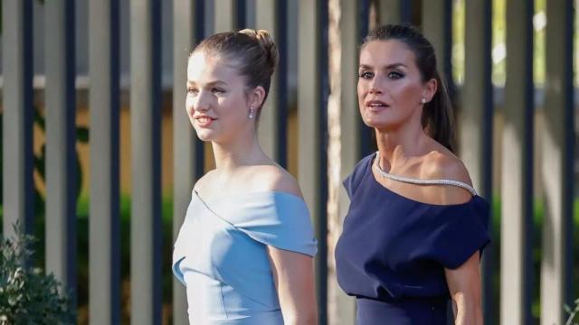 La Princesa Leonor y su madre, la Reina Letizia.