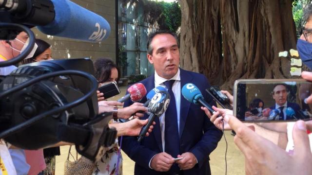 El portavoz de Economía del PP en las Cortes, Rubén Ibáñez, en imagen de archivo.