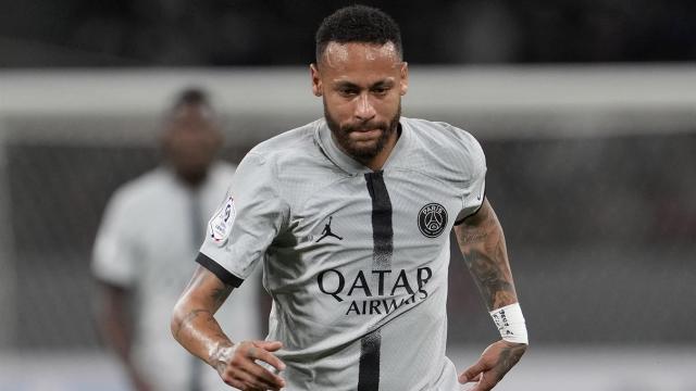 Neymar, en un partido del PSG de pretemporada